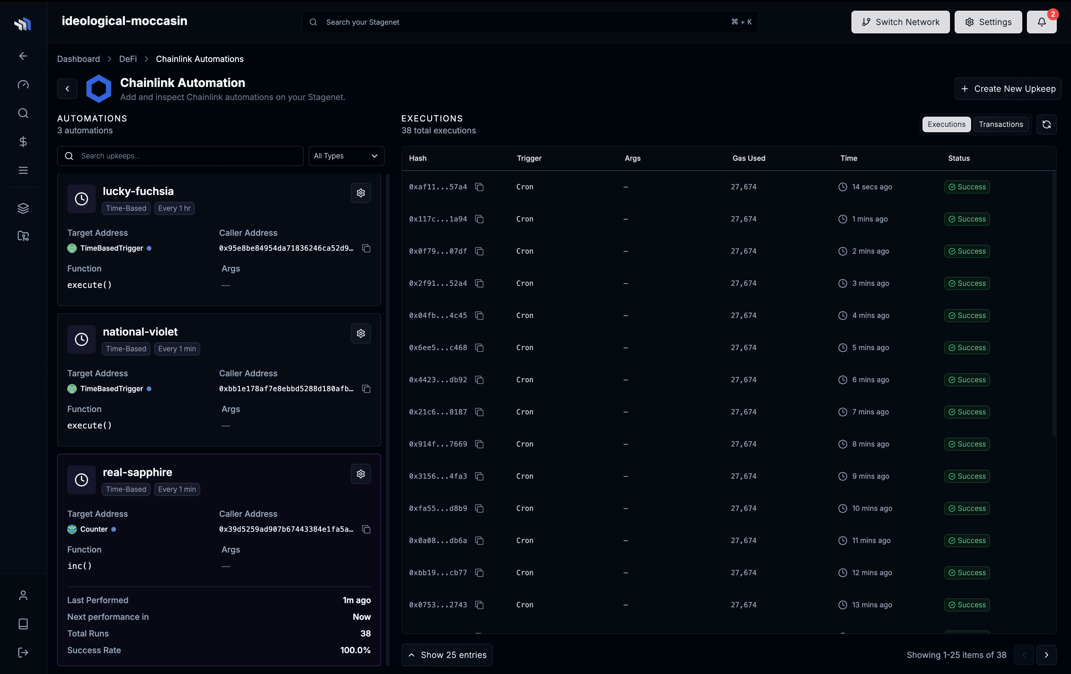 Contract.dev platform screenshot 3